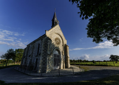 Sébastien Crego chapelle des marins saint valery sur somme soleil couchant