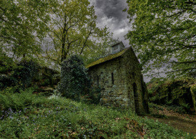Sébastien Crego chapelle saint vital mortain bocage forêt ciel nuageux