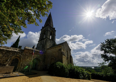 Sébastien Crego église gennes val de loire soleil étoilé