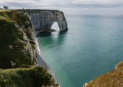 Sébastien Crego étretat mer bleu vert falaises