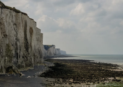 Sébastien Crego falaises calcaire craie étretat mer