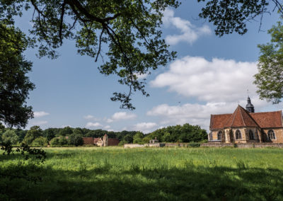 Sébastien Crego grand angle église manoir perche verdure