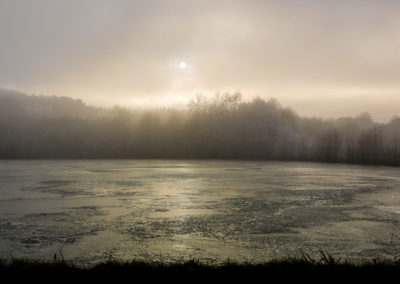 Sébastien Crego lac gelé hiver