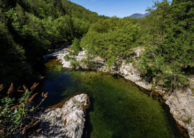 Sébastien Crego méandre fleuve eau verte